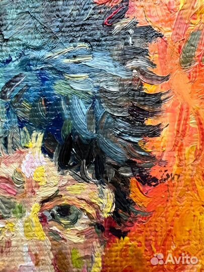 Картина маслом ван гог с трубкой