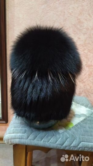 Шапка норковая женская
