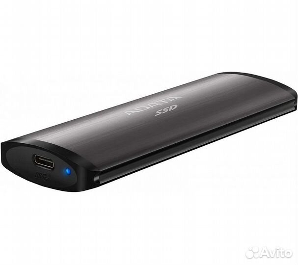 Внешний SSD A-Data SE760 512Gb, серый (ASE760-512G