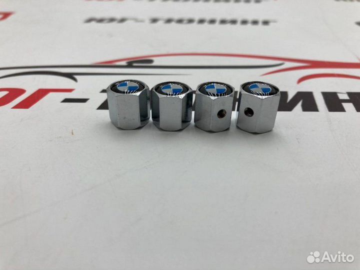 Колпачки на ниппель BMW classic хром с защитой от