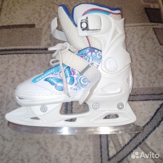 Коньки детские раздвижные 30 - 33 девочке
