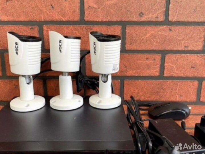 Комплект видеонаблюдения ip на 6 камер