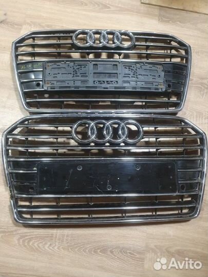 Решетка бампера передняя Audi A6 С 7 2012