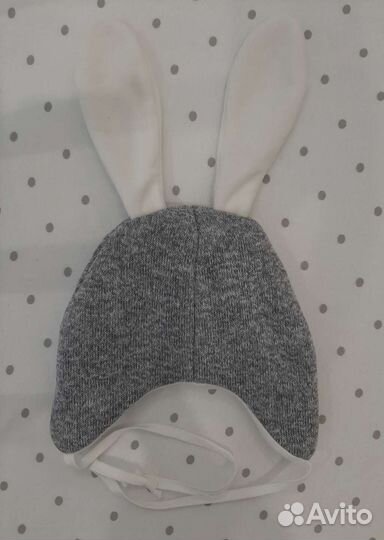 Шапка зайка с рождения
