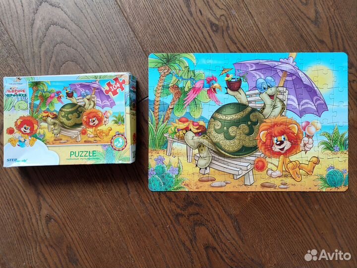 Пазлы Castorland Puzzle 120 и Step Puzzle 104