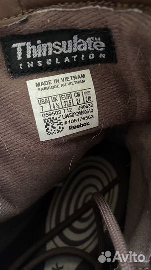 Ботинки зимние reebok