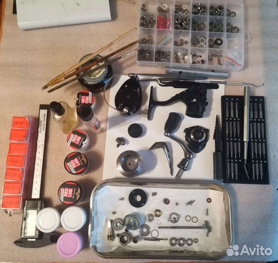 Абгрет, ремонт обслуживание рыболовных катушек