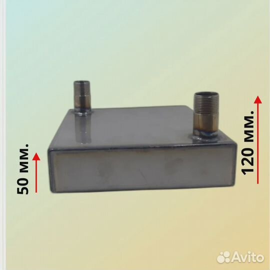 Теплообменник для печи в топку 4.5 литра / нерж. 1