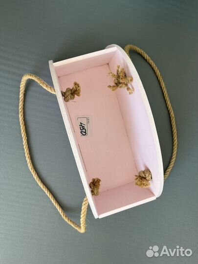 Коробка для цветов и подарков деревянный ящик