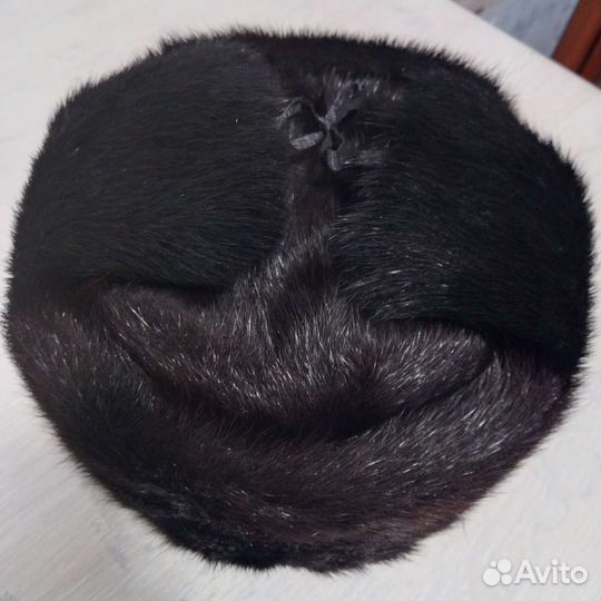 Мужская шапка, мех нутрия