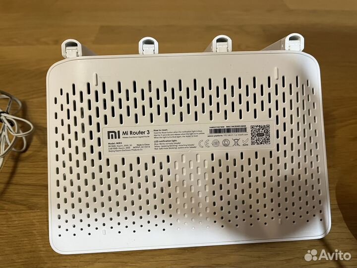 Wi-Fi роутер Xiaomi Mi MIR3