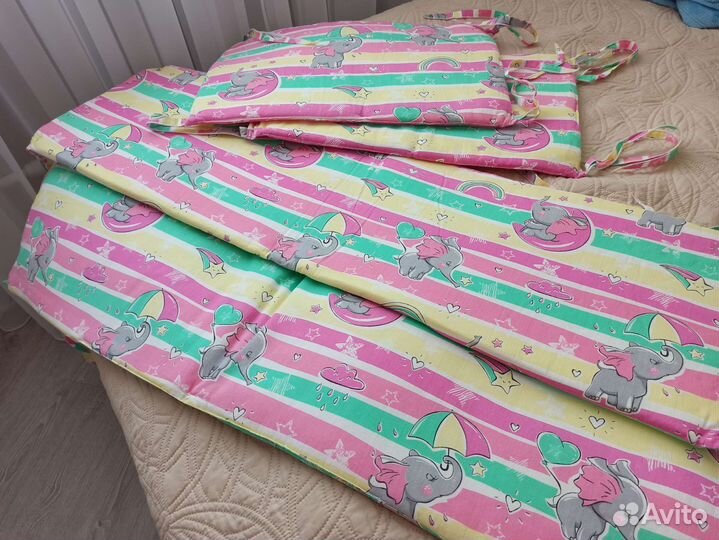 Бортики в детскую кроватку