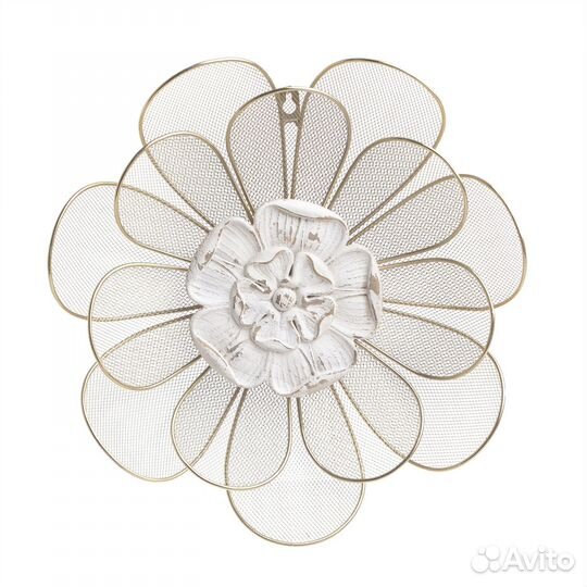 Декор настенный бело-золотой 35 см El Forn