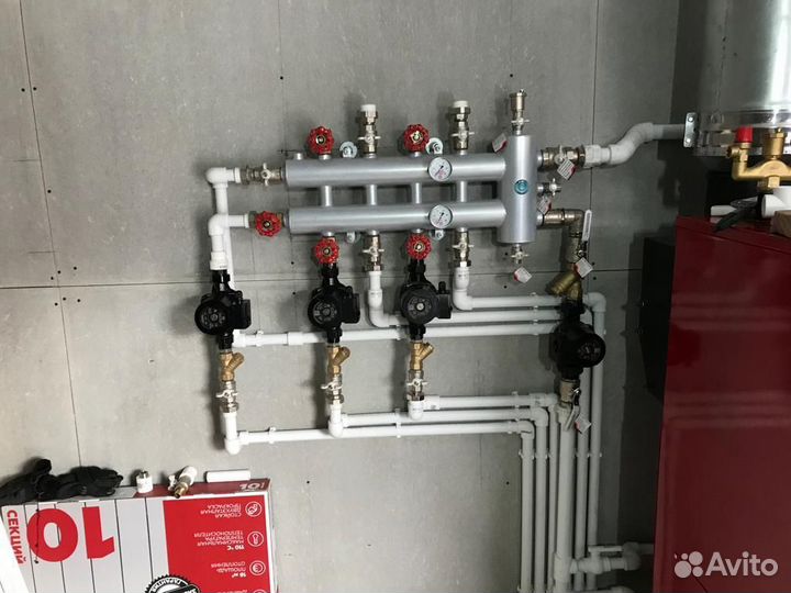 Ремонт отопления Замена котла установка котла