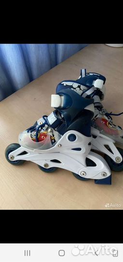 Роликовые коньки детские раздвижные