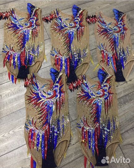 Групповые купальники для художественной гимнастики