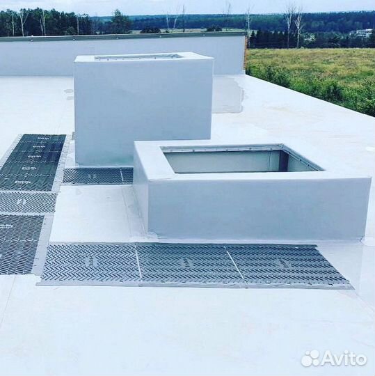 Монтаж мембранной кровли