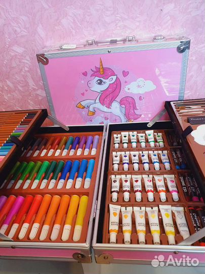 Набор для творчества/юного художника в кейсе