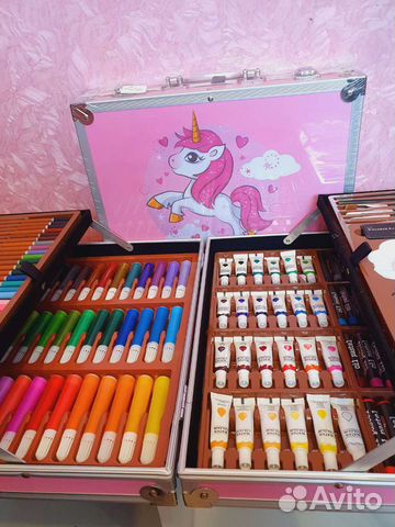 Набор для творчества/юного художника в кейсе