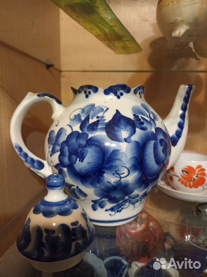 Чайник Гжель большой