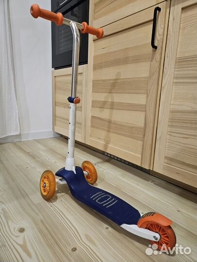 Самокат детский трехколесный декатлон