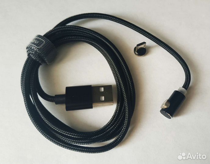 Кабель магнитный для usb type-c apple подсветка