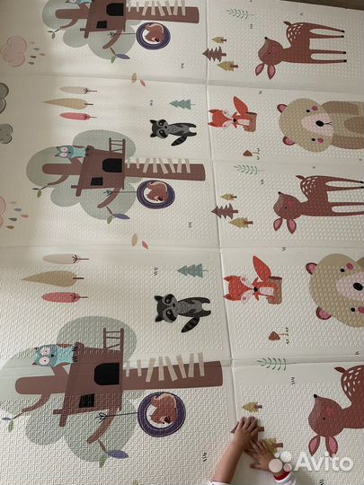 Складной детский коврик