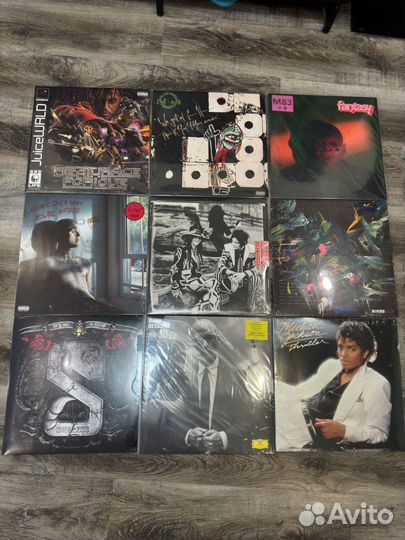 Виниловые пластики (винил) грампластинки