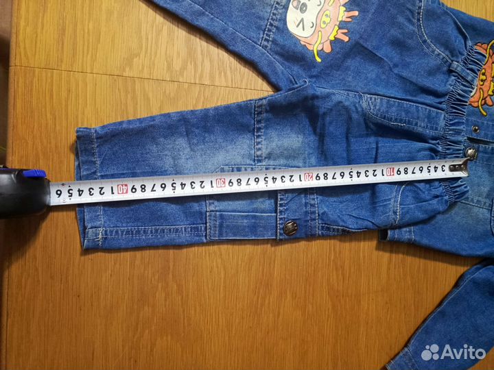 Джинсовый костюм детский