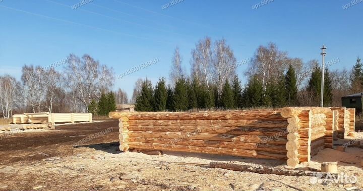 Сруб от производителя 6х6. Срубы бань