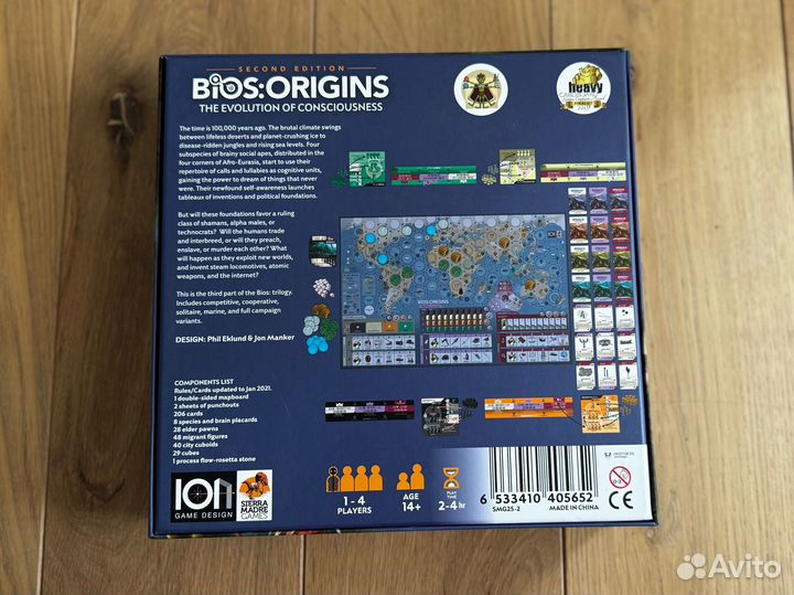 Настольная игра Bios. Origins. Second Edition