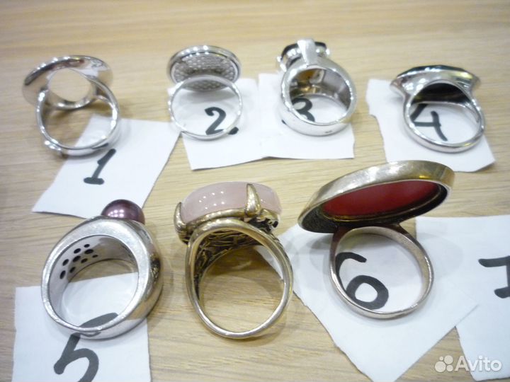 Кольцо серебро 925