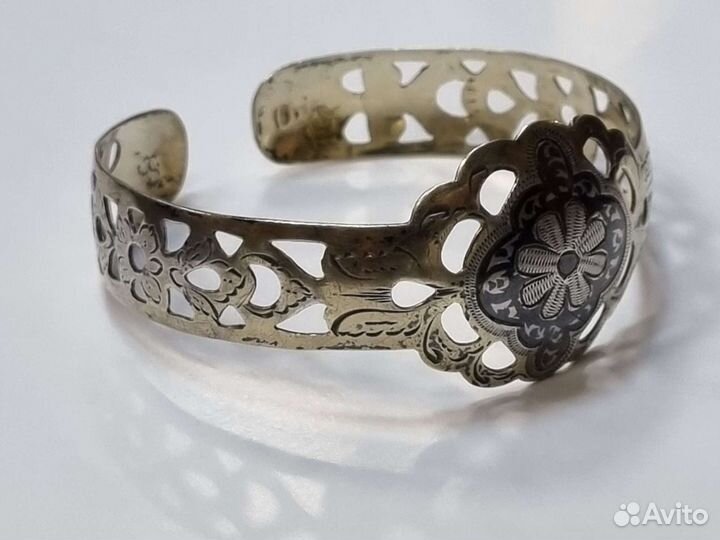 Браслет, серебро 875 пробы. Звезда