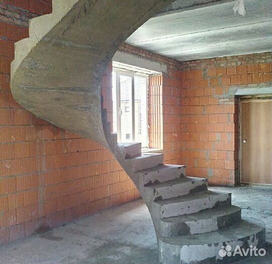 Монолитные (бетонные) лестницы