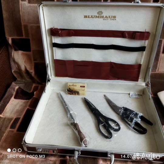 Blumhaus seit 1969 набор ножей. Поднос СССР