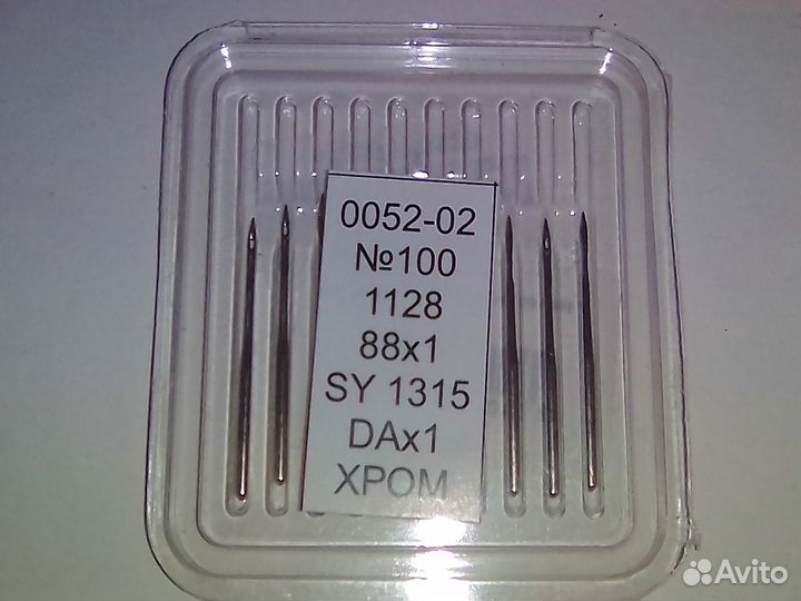 Иглы для швейных машин и оверлоков