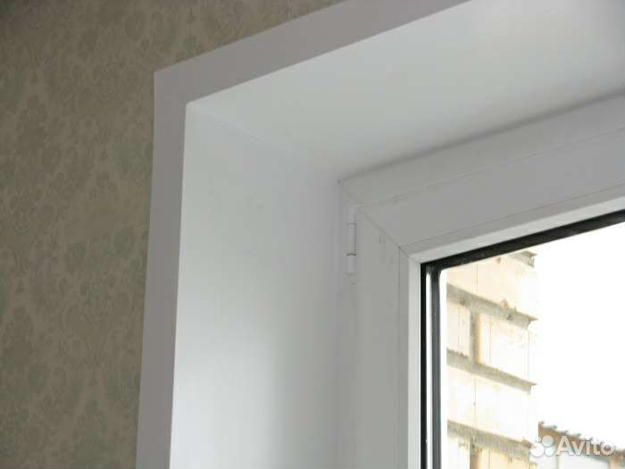 Отделка откосов окон и входных дверей