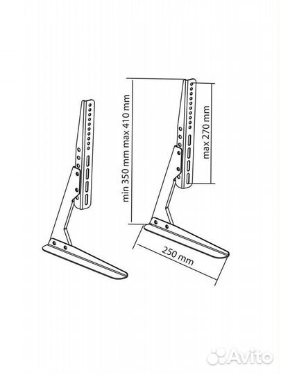 Кронштейн на стол Uniteki ST001N
