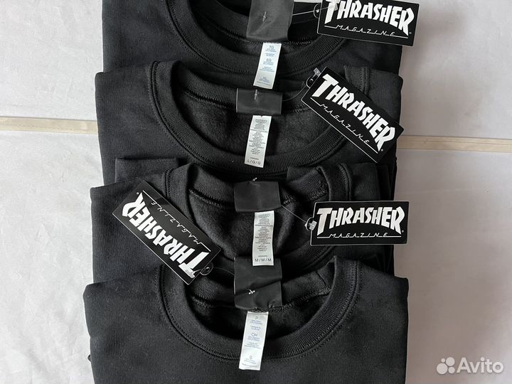 Свитшот Thrasher Firme Logo Black Оригинал