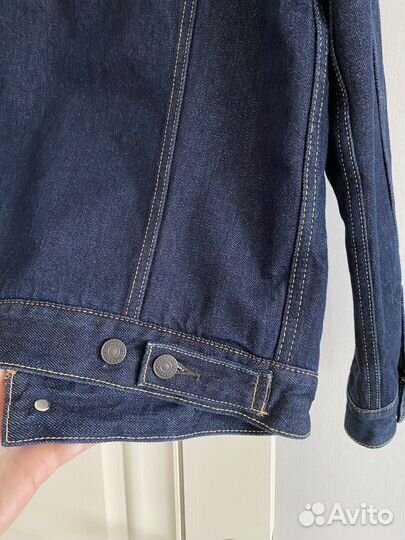 Джинсовая куртка мужская levis шерпа