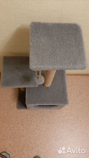 Когтеточка с домиком бу