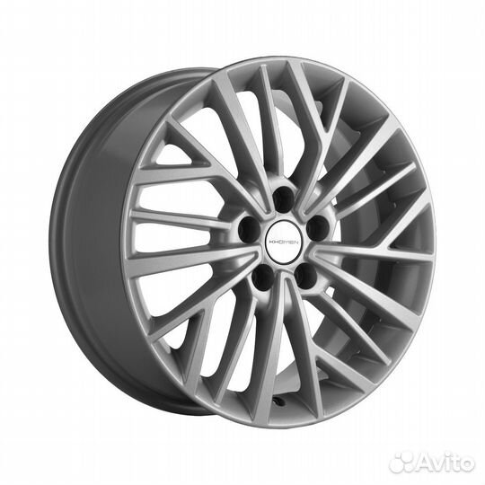 Литые диски 7x17 5x114.3 67.1 ET48.5 khomen KHW 1717 F-silver