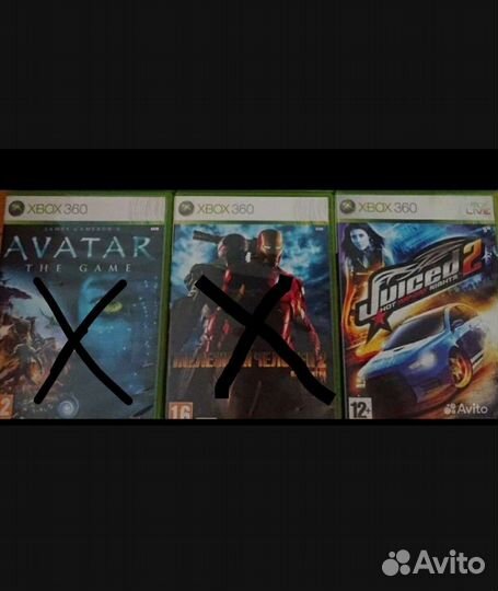 Игры Xbox 360 за все 9 шт