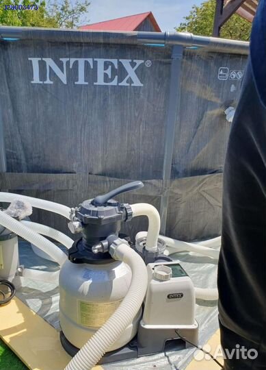 Песочный Насос-Фильтр Intex 6000л/ч 26646 Доставка