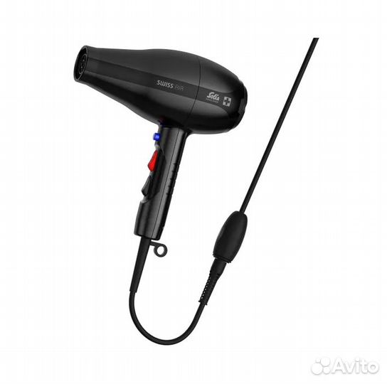 Фен Solis Swiss Air Black 360, черный