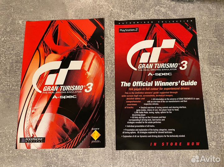 Gran Turismo 3 A-Spec Sony PS2 Pal лицензия