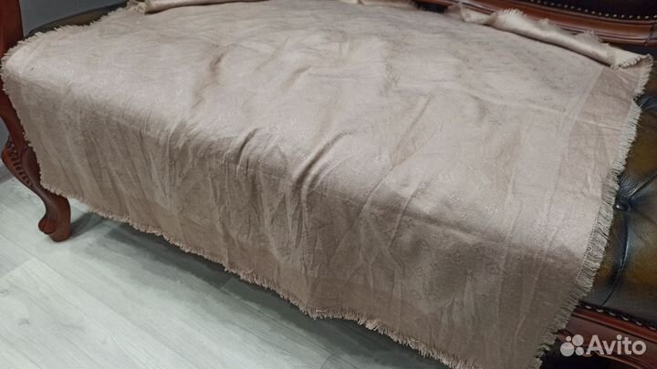 Теплый платок 90cm louis vuitton бежевый