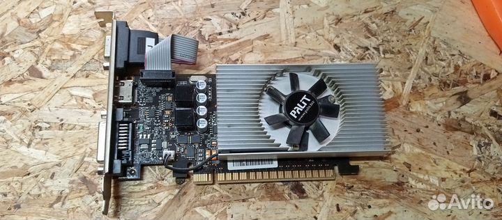 Видеокарта Nvidia GT 730 1Gb Palit