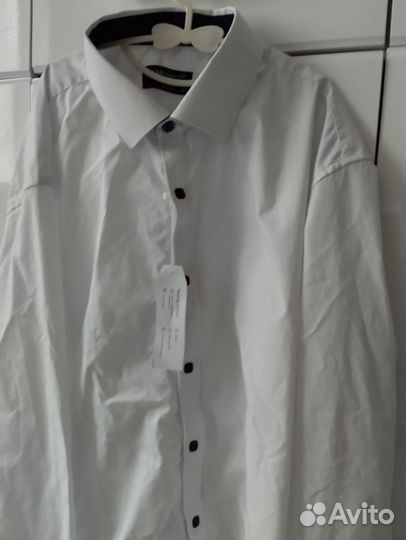 Рубашка мужская белая новая xl