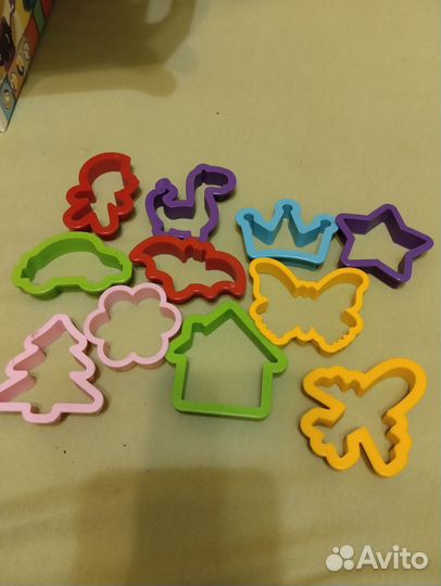 Формочки для теста-пластилина, 33шт